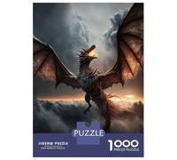 Rompecabezas para Adultos De 1000 Piezas Flying Dragon Rompecabezas para Adultos Juguetes Antiestrés Decoración del Hogar Juego Desafiante Regalos 52x38cm/1000pcs