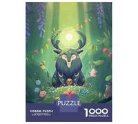 Rompecabezas para Adultos De 1000 Piezas Forest Spirit and Plant Creatures Rompecabezas para Adultos Juegos De Relajación Análisis Y Lógica Cumpleaños Y Navidad 38x26cm/1000pcs