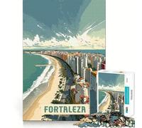 Rompecabezas para Adultos de 1000 Piezas Fortaleza Exact Edge Art Ejercicio Mental Juego Divertido y Tranquilo Actividad de cumpleaños (38x52cm)