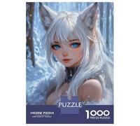 Rompecabezas para Adultos De 1000 Piezas Frost Fox Beauty -1 Rompecabezas para Adultos Juego De Ingenio Desafío Difícil Gran Regalo para Los Amantes De Los Juegos 52x38cm/1000pcs