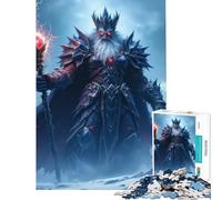 Rompecabezas para Adultos de 1000 Piezas Frost King para Juegos educativos Juegos de desafío Juguetes relajantes Juegos para Mejorar la Memoria Regalo de cumpleaños (tamaño 38x52cm)