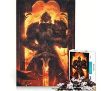 Rompecabezas para Adultos de 1000 Piezas: Fuego con el Caballero, un Juego práctico, Divertido y con Humor, Ideal para añadir a la Lista de Deseos de Papá Noel 50x75cm