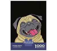Rompecabezas para Adultos De 1000 Piezas Funny Dog Rompecabezas para Adultos Juego De Ingenio Regalo De Cumpleaños Desafío Educativo 38x26cm/1000pcs
