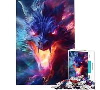 Rompecabezas para Adultos de 1000 Piezas Furia de Dragones astrales Diversión en casa para Toda la Familia Juego Educativo para Mayores de 14 años (50x75cm)