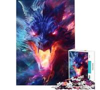 Rompecabezas para Adultos de 1000 Piezas Furia de Dragones Astrales Diversión en casa Regalos para Mujeres Juego Familiar para Mayores de 14 años (38x52cm)
