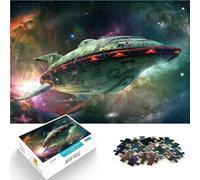 Rompecabezas para Adultos de 1000 Piezas Futurama Planet Express para el Juguete de desafío de Juego Educativo Apto para Parejas 38x26cm