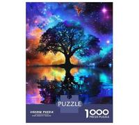 Rompecabezas para Adultos De 1000 Piezas Galactic Tree Reflections Rompecabezas para Adultos Juegos De Relajación Decoración De Pared Desafío Educativo 52x38cm/1000pcs