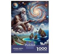 Rompecabezas para Adultos De 1000 Piezas Galactic Wisdom Ancient Astronauts Exploring The Cosmos Rompecabezas para Adultos Juegos Familiares Arte De Pared Oferta como Regalos para Toda La Familia 52x
