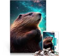 Rompecabezas para Adultos de 1000 Piezas Galaxia del Castor Juguetes Juegos Educativos Antiestrés Mejorar el Amor Entre Parejas 52x38cm