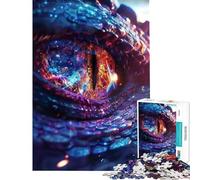 Rompecabezas para Adultos de 1000 Piezas Galaxia Ojo de Dragón Cósmico Juegos Educativos Juguetes Juegos Educativos Regalos de Amigo Invisible Análisis y Lógica (Tamaño 50x75cm)