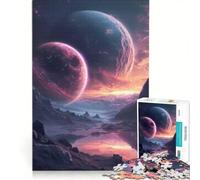 Rompecabezas para Adultos de 1000 Piezas, Galaxia y Espacio Exterior, Juegos relajantes, ejercita tu Cerebro y Tus Manos, cumpleaños 50x75cm