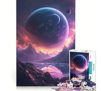 Rompecabezas para Adultos de 1000 Piezas, Galaxia y Espacio Exterior, Juegos relajantes, ejercita tu Cerebro y Tus Manos, cumpleaños 50x75cm