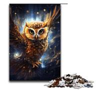 Rompecabezas para Adultos de 1000 Piezas Galaxy Owl, Rompecabezas Imposible, Juego Familiar para aliviar el estrés, desafío difícil, 1000 Piezas