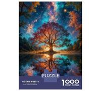 Rompecabezas para Adultos De 1000 Piezas Galaxy Reflection Tree Rompecabezas para Adultos: Juegos Prácticos De Análisis Y Lógica, Regalos para Amigos Y Familiares 70x50cm/1000pcs