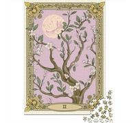 Rompecabezas para Adultos De 1000 Piezas Garden of Eden Tarot Card Rompecabezas para Adolescentes Juego De Ingenio Decoración del Hogar Actividades Divertidas En Casa, 38x26cm/1000pcs