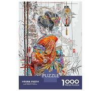 Rompecabezas para Adultos De 1000 Piezas Geisha and Japanese Rompecabezas para Adultos Juegos Familiares Pero Divertidos Y Humorísticos Cumpleaños 70x50cm/1000pcs