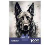 Rompecabezas para Adultos De 1000 Piezas German Shepherd Dog Beauty Rompecabezas para Adultos Juego De Ingenio Análisis Y Lógica Cumpleaños Y Navidad 38x26cm/1000pcs