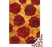 Rompecabezas para Adultos De 1000 Piezas Gilded Rose Wall Art Rompecabezas para Adultos Juegos Relajantes Mejora La Memoria para Cumpleaños, Navidad 52x38cm/1000pcs