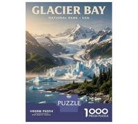 Rompecabezas para Adultos De 1000 Piezas Glacier Bay National Park Rompecabezas para Adultos Juego De Ingenio Patrón De Ensamblaje Regalos para Amigos Y Familiares 70x50cm/1000pcs