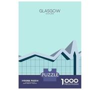 Rompecabezas para Adultos De 1000 Piezas Glasgow City Snippet 2 Rompecabezas para Adultos Juegos Familiares Decoración Perfecta Cumpleaños Y Navidad 52x38cm/1000pcs