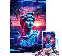 Rompecabezas para Adultos de 1000 Piezas Glitch in Time V Juego práctico de Corte de precisión cumpleaños (tamaño 38x52cm)
