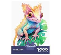 Rompecabezas para Adultos De 1000 Piezas Glowing Green Fox Forest Rompecabezas para Adultos Juegos Relajantes Decoración Cumpleaños 38x26cm/1000pcs