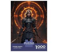 Rompecabezas para Adultos De 1000 Piezas Goddess Valkyrie Rompecabezas para Adultos Juegos Relajantes Decoración del Hogar Desafío Educativo 52x38cm/1000pcs