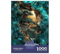 Rompecabezas para Adultos De 1000 Piezas Golden Bonsai Falls Art Rompecabezas para Adultos Juguetes Antiestrés Difícil Gran Regalo para Jugar 52x38cm/1000pcs