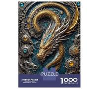 Rompecabezas para Adultos De 1000 Piezas Golden Dragon Chronicles Rompecabezas para Adultos Juegos Divertidos para La Diversión Familiar Juego Desafiante Regalos 70x50cm/1000pcs