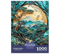 Rompecabezas para Adultos De 1000 Piezas Golden Harmony of Fuji Art Rompecabezas para Adultos Juguetes Antiestrés Mejora La Memoria Oferta como Regalo para Toda La Familia 52x38cm/1000pcs