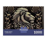 Rompecabezas para Adultos De 1000 Piezas Golden Lion Portrait Rompecabezas para Adultos Juegos Familiares Decoración Perfecta Cumpleaños Y Navidad 70x50cm/1000pcs