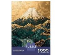 Rompecabezas para Adultos De 1000 Piezas Golden Mount Fuji Cherry Blossom Japanese Rompecabezas para Adultos Juguetes Antiestrés Decoración Actividades Divertidas En Casa 38x26cm/1000pcs