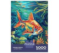 Rompecabezas para Adultos De 1000 Piezas Goldfish in Aquatic Plants Rompecabezas para Adultos Juegos Familiares Mejora La Memoria Desafío Educativo 70x50cm/1000pcs