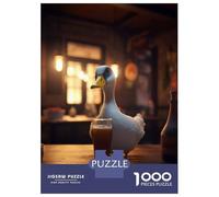 Rompecabezas para Adultos De 1000 Piezas Goose Drinking Beer at Bar Rompecabezas para Adultos Juego De Ingenio Regalos para Mujeres 70x50cm/1000pcs