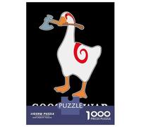 Rompecabezas para Adultos De 1000 Piezas Goose Duck Funny Gaming Rompecabezas Antiestrés Juguetes Divertidos Y Humorísticos Actividades Divertidas En Casa, 52x38cm/1000pcs