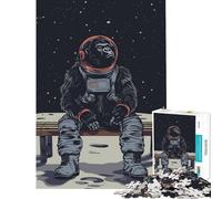 Rompecabezas para Adultos de 1000 Piezas Gorila perdido con Sus Pensamientos Juego Imposible Juguetes educativos Regalos de Amigo Invisible para divertirse en Familia (tamaño 50x75cm)