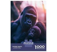 Rompecabezas para Adultos De 1000 Piezas Gorilla Mother and Baby Rompecabezas para Adultos Juguetes Antiestrés Aliviador del Estrés Regalos De Cumpleaños Y Únicos 70x50cm/1000pcs