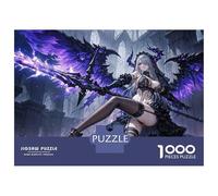 Rompecabezas para Adultos De 1000 Piezas Gothic Warrior Angel Rompecabezas para Adolescentes Juego Familiar Carrera De Velocidad Manual Cumpleaños 52x38cm/1000pcs