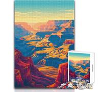 Rompecabezas para Adultos de 1000 Piezas, Gran Cañón, Arizona, Arte, diversión Familiar y Noche de Juegos, antiestrés, Regalos de Amigo Secreto, tamaño 50x75cm