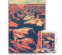 Rompecabezas para Adultos de 1000 Piezas, Gran Cañón, Arizona, Arte, diversión Familiar y Noche de Juegos, antiestrés, Regalos de Amigo Secreto, tamaño 38x26cm