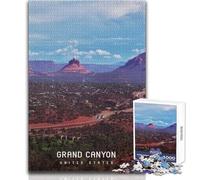 Rompecabezas para Adultos de 1000 Piezas, Gran Cañón, diversión Familiar y Noche de Juegos, antiestrés, Regalo de Amigo Secreto, tamaño 38x26cm