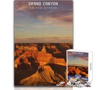 Rompecabezas para Adultos de 1000 Piezas, Gran Cañón, diversión Familiar y Noche de Juegos, antiestrés, Regalo de Amigo Secreto, tamaño 38x52cm