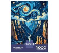 Rompecabezas para Adultos De 1000 Piezas Grand Canyon Night Sky Art Rompecabezas para Adultos Juego De Ingenio Patrón De Ensamblaje Regalos para Amigos Y Familiares 38x26cm/1000pcs