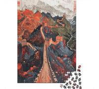 Rompecabezas para Adultos De 1000 Piezas Great Wall of China Art Print-3 Rompecabezas para Adultos Juegos Familiares Pero Divertidos Y Humorísticos Cumpleaños 52x38cm/1000pcs