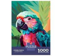 Rompecabezas para Adultos De 1000 Piezas Green and Pink Parrot Rompecabezas para Adultos Juegos Divertidos Difícil Difícil Regalos De Cumpleaños Y Únicos 70x50cm/1000pcs