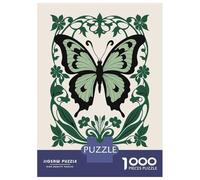 Rompecabezas para Adultos De 1000 Piezas Green Art Nouveau Rompecabezas para Adultos Juegos Relajantes Análisis Y Lógica Regalos para Amigos Y Familiares 70x50cm/1000pcs