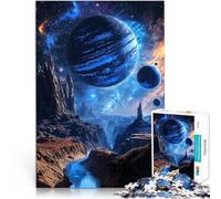 Rompecabezas para Adultos de 1000 Piezas Grieta del Cielo de los Titanes Diversión Familiar con póster a Juego y Hoja de Trivia 38x26cm