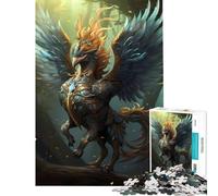 Rompecabezas para Adultos de 1000 Piezas Grifo Criatura mítica Juego práctico y Divertido Juguetes adictivos para Cultivar la Paciencia Regalos de Amigo Invisible para Pasar el Tiempo en casa Durante