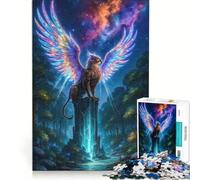Rompecabezas para Adultos de 1000 Piezas Grifo majestuoso en un Bosque Encantado Juegos educativos para Disfrutar en Familia Colección de Artistas Bellas Artes 50x75cm