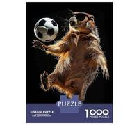 Rompecabezas para Adultos De 1000 Piezas Groundhog Soccer Star Rompecabezas para Adolescentes Juegos Familiares Ensamblaje De Patrones Actividades Divertidas En Casa 38x26cm/1000pcs